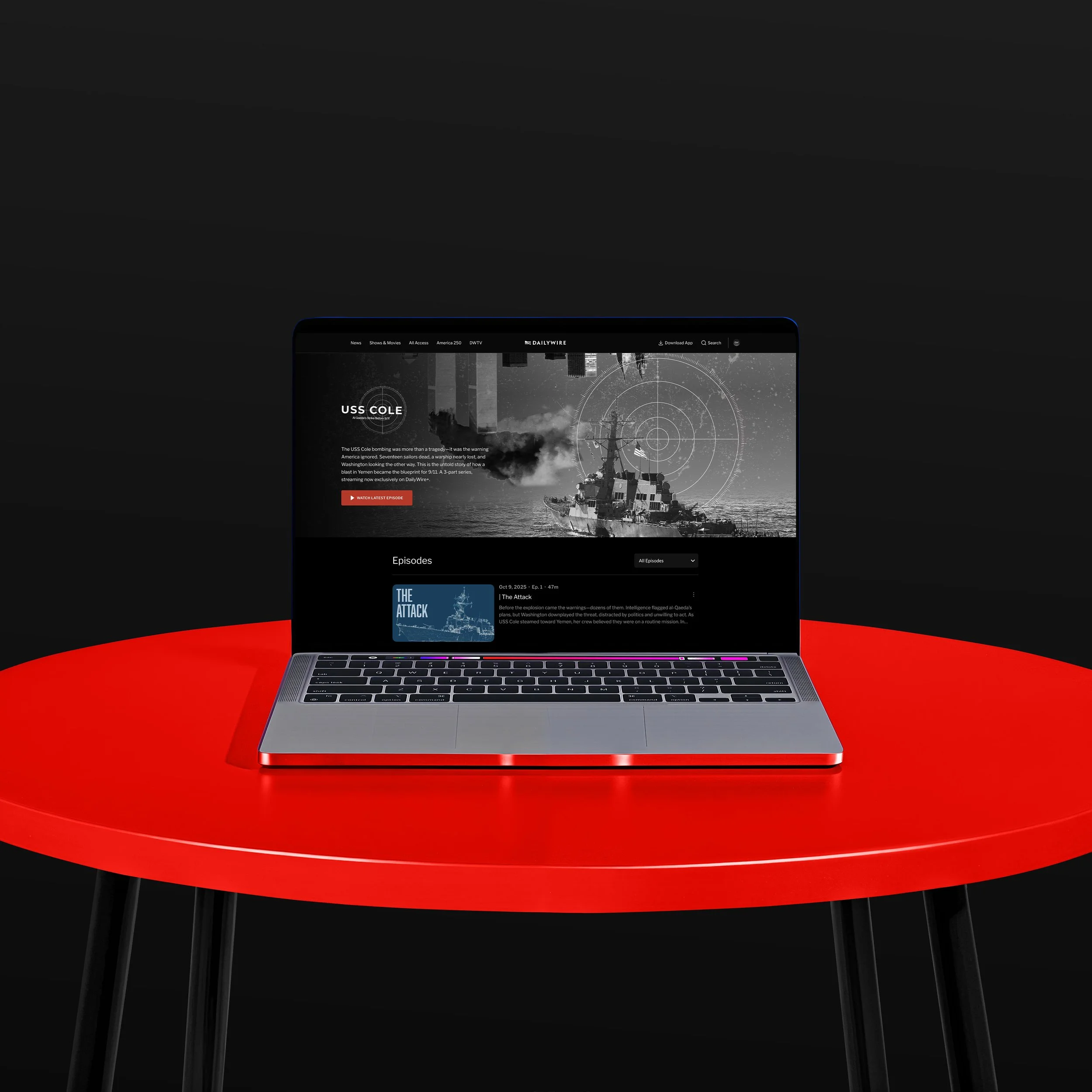 USS Cole Show Branding
