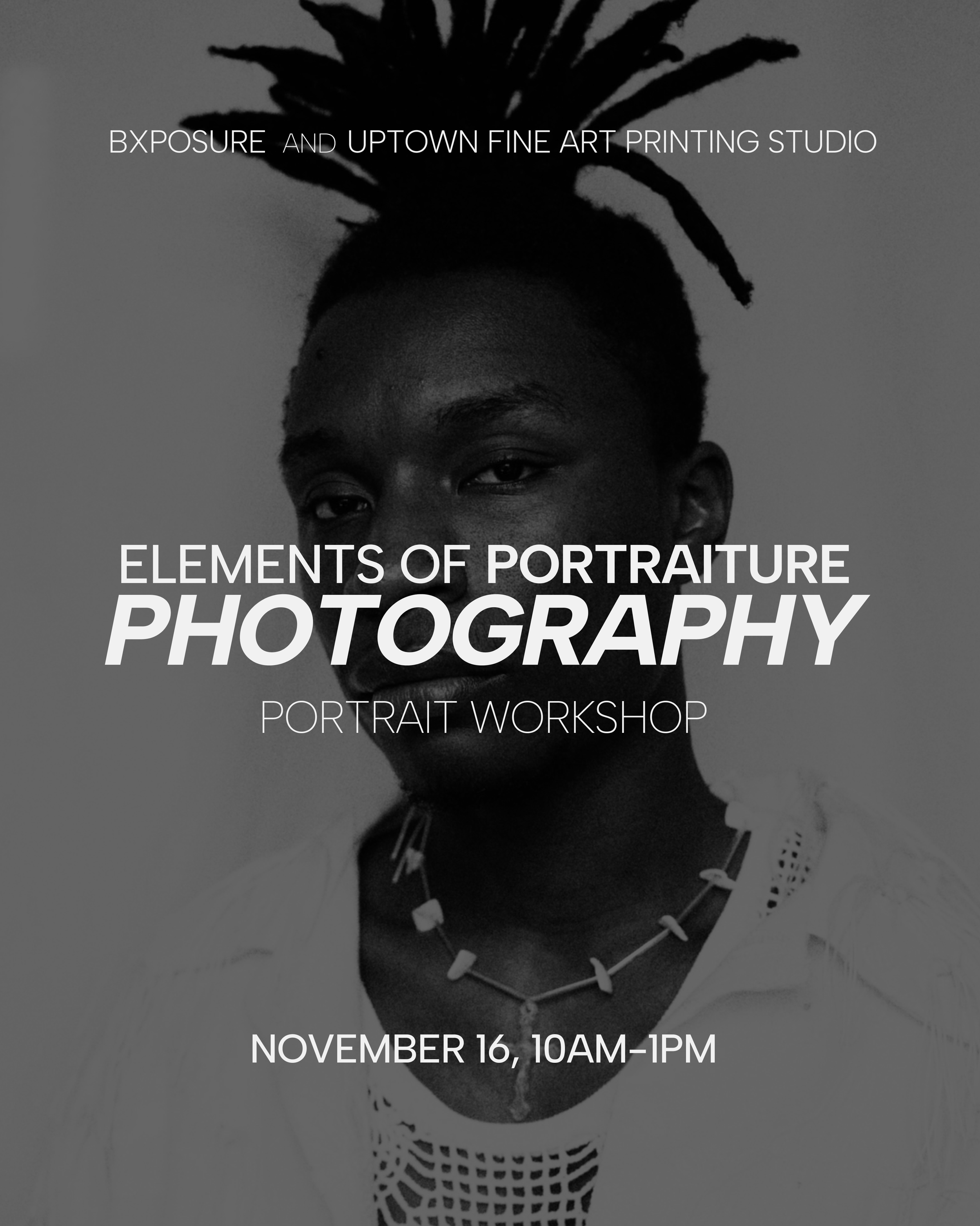 Elements Of Portraiture Photography Workshop