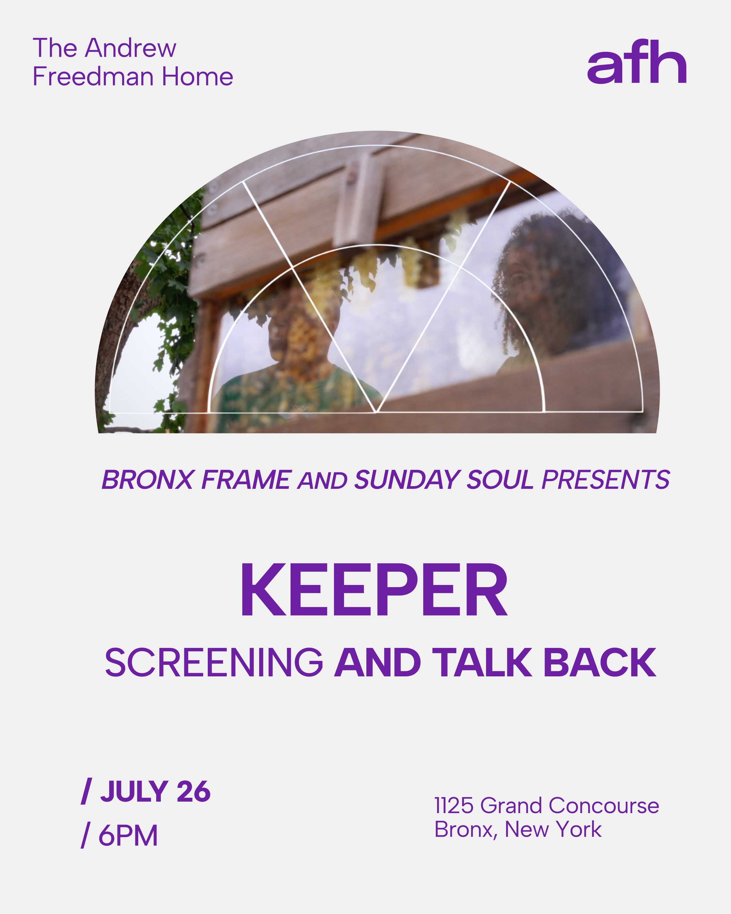 Bronx Frame: “Keeper” Screening and Talk Back