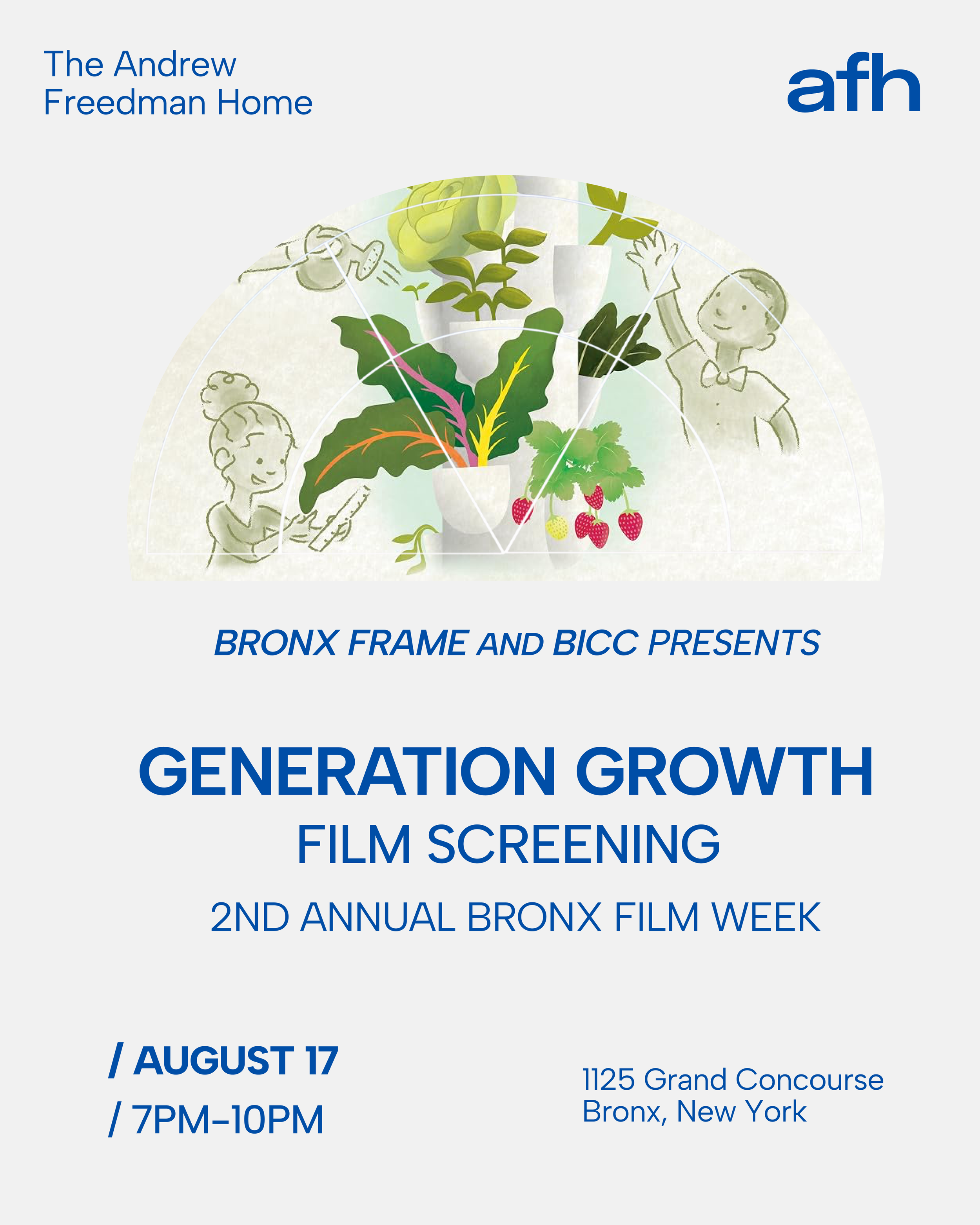 Bronx Frame x BICC presents: Generation Growth Film Screening 