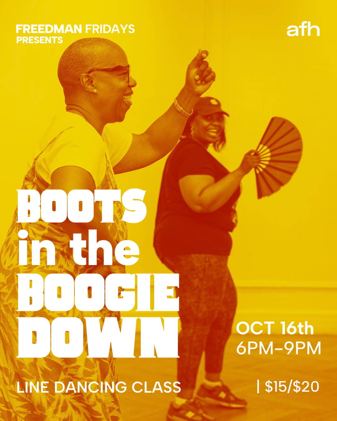 Freedman Fridays presents: Boots in The Boogie Down