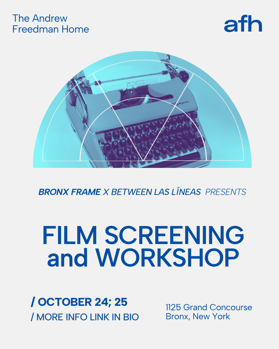 Bronx Frame x Between Las Líneas presents: Film Screening and Workshop 