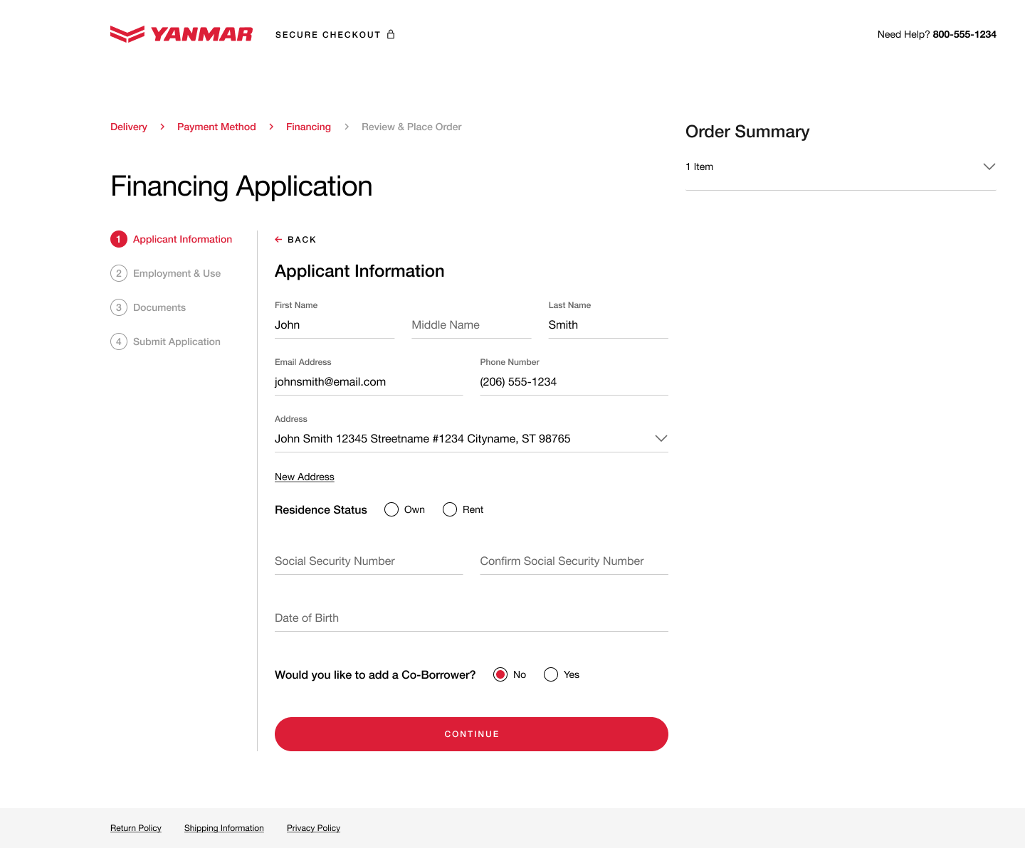 1440 Checkout – Financing Application – Step 2.png