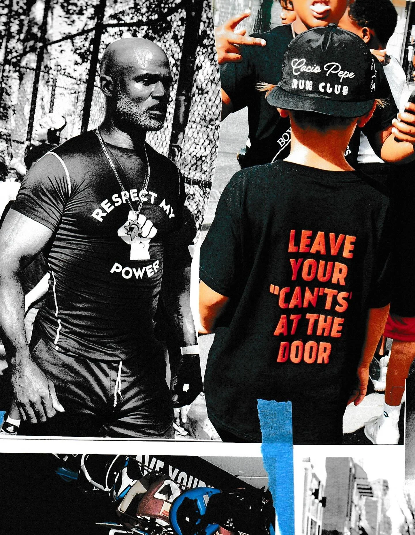 The message is Clear 🚧🚧🚧 Hard work ahead @alchemistboxingfitnessc #benwatts #scrapbooking #nyc