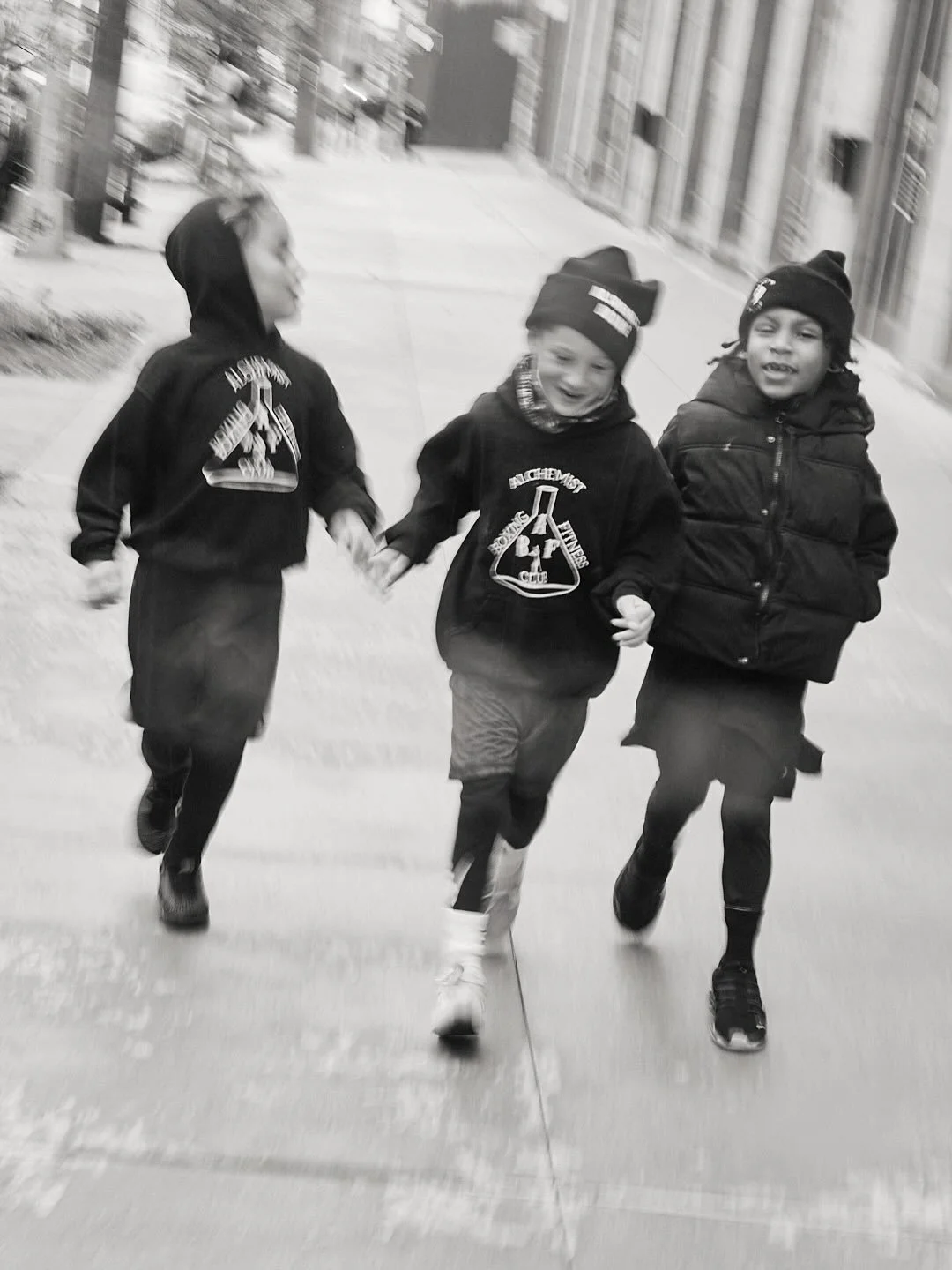 As the Cold weather takes Grip on NYC , the @alchemistboxingfitnessc youth will still be out getting in those miles , stopping occasionally to shadow box on the street corner &hellip;. Then back to the gym for sparring . There will be no weekends off