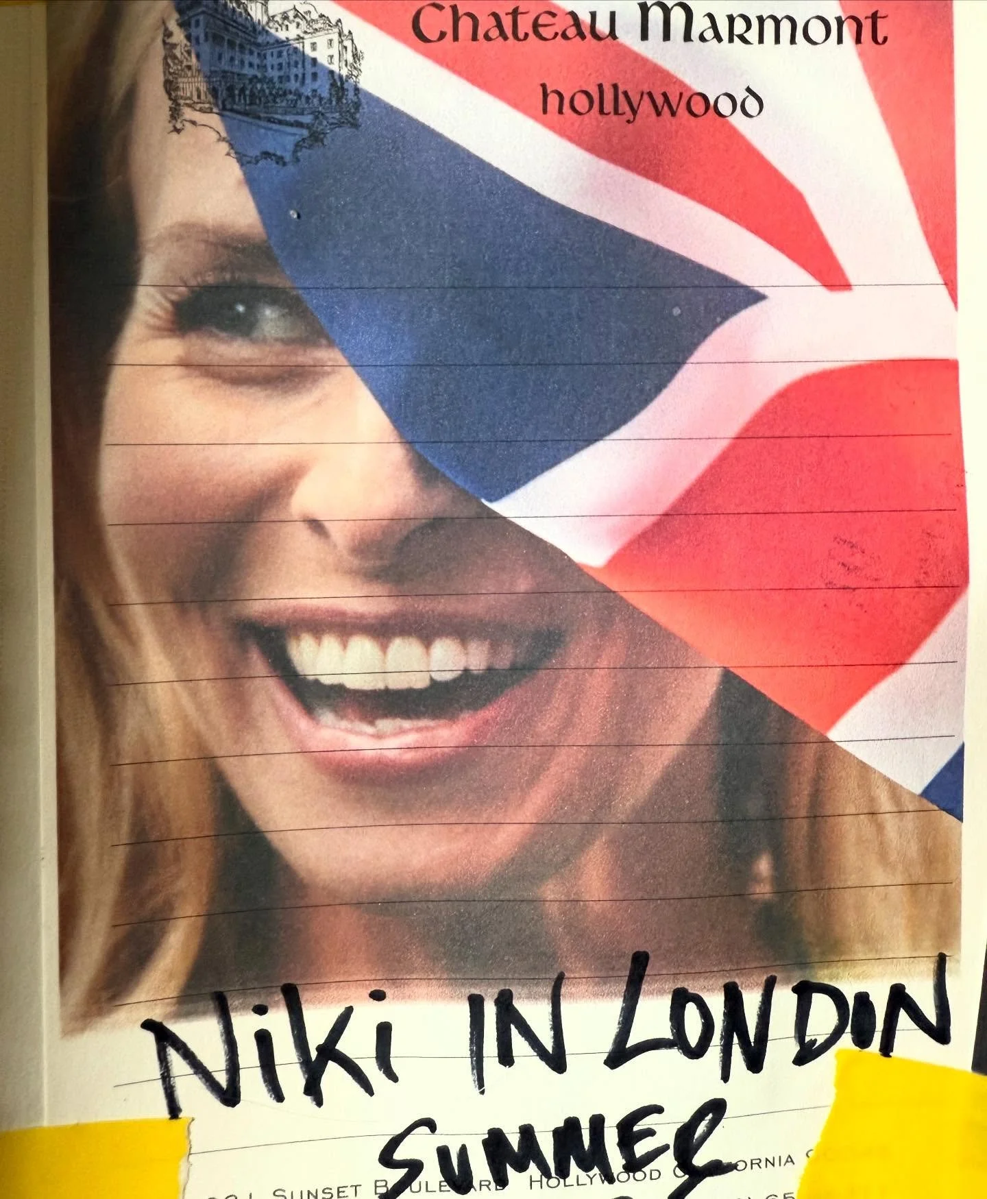 Niki Taylor @nikilovesu in London 2025 from the scrapbooks with @talbotsofficial #benwatts #scrapbooking #london