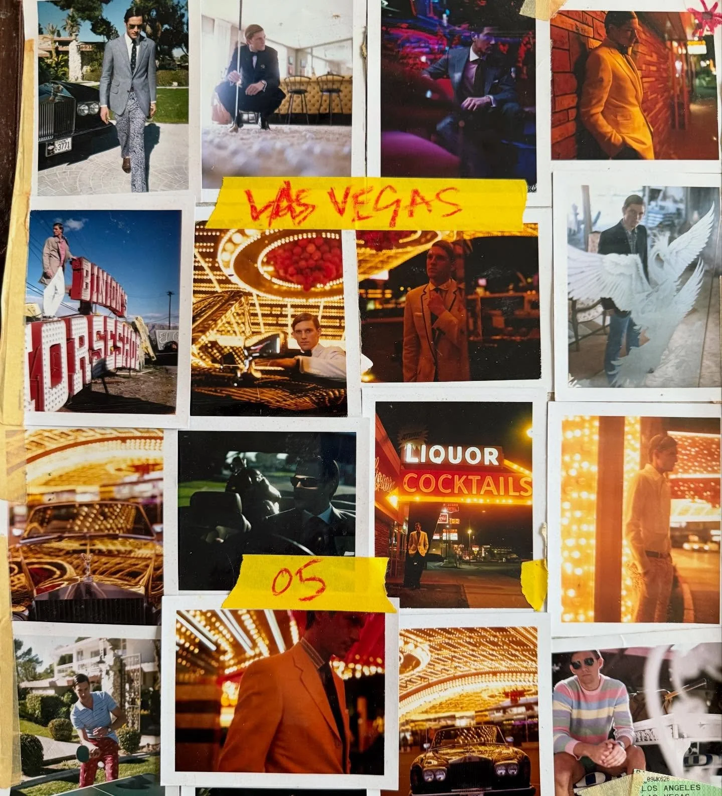 Vegas on Polaroid using my 195 land camera and Fuji FP100c these are from 2005 for @bergdorfs magazine @instaaidan #benwatts #scrapbooking #vegas