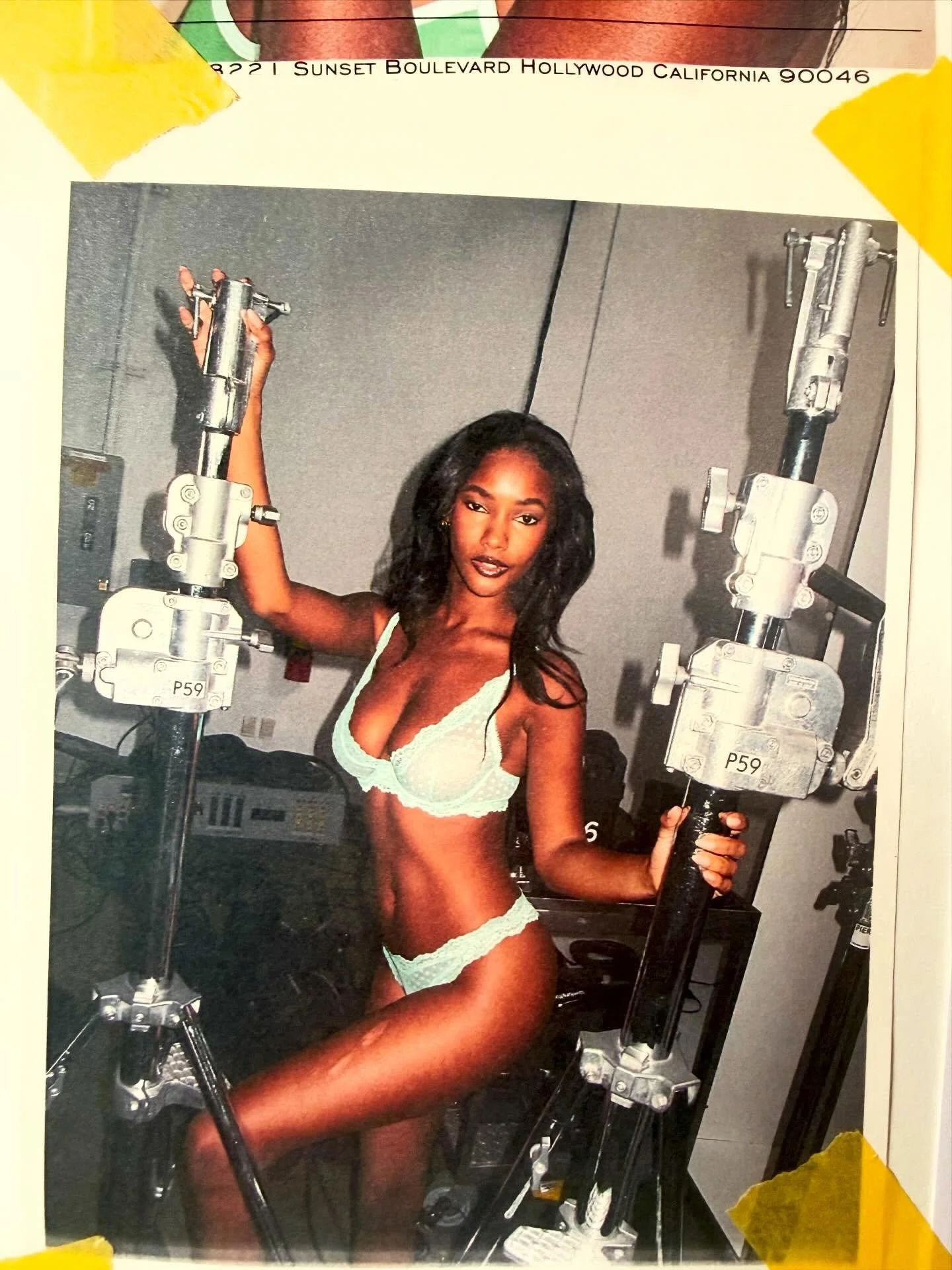 Studio time with @adoreme x @mariama #benwatts #scrapbooking #nyc