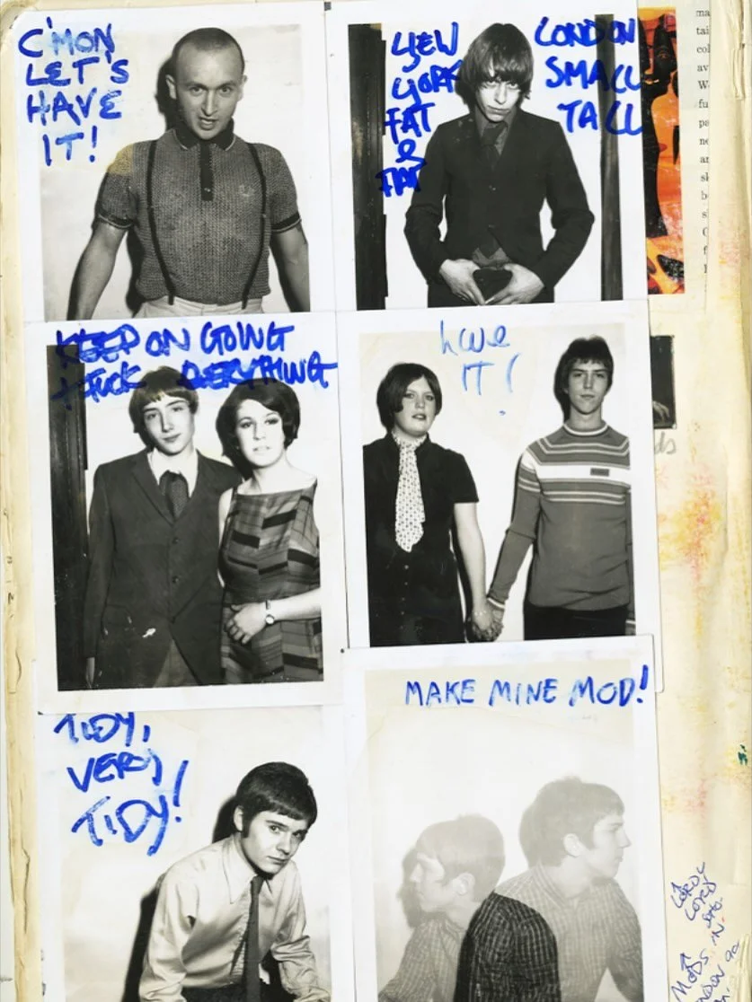 Mods in a pub in soho London in the 90s &hellip;.. took my Polaroid camera and a sharpie &hellip;.. let&rsquo;s have it #benwatts #scrapbooking #london 🇬🇧🇬🇧🇬🇧