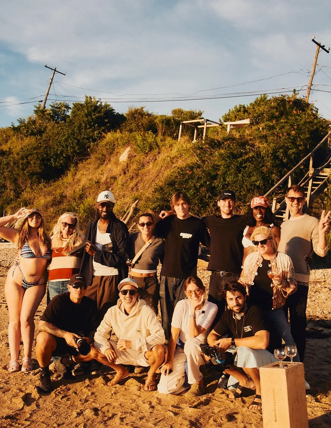 BTS with the @si_swimsuit crew in montauk with @erinmarleyklay @tune2tunde big up the crew @mj_day @margotzamet @sevaneveritt @jodieboland @adammaclay @cindiblairproductions @herobeachclub #benwatts #scrapbooking #montauk
