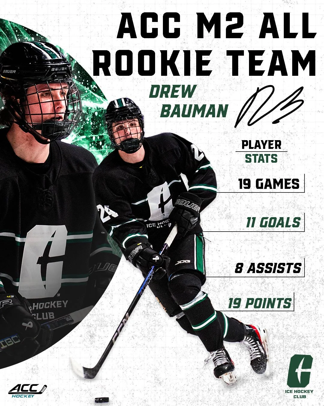 ACC M2 All Rookie Team, Bauman, 2026