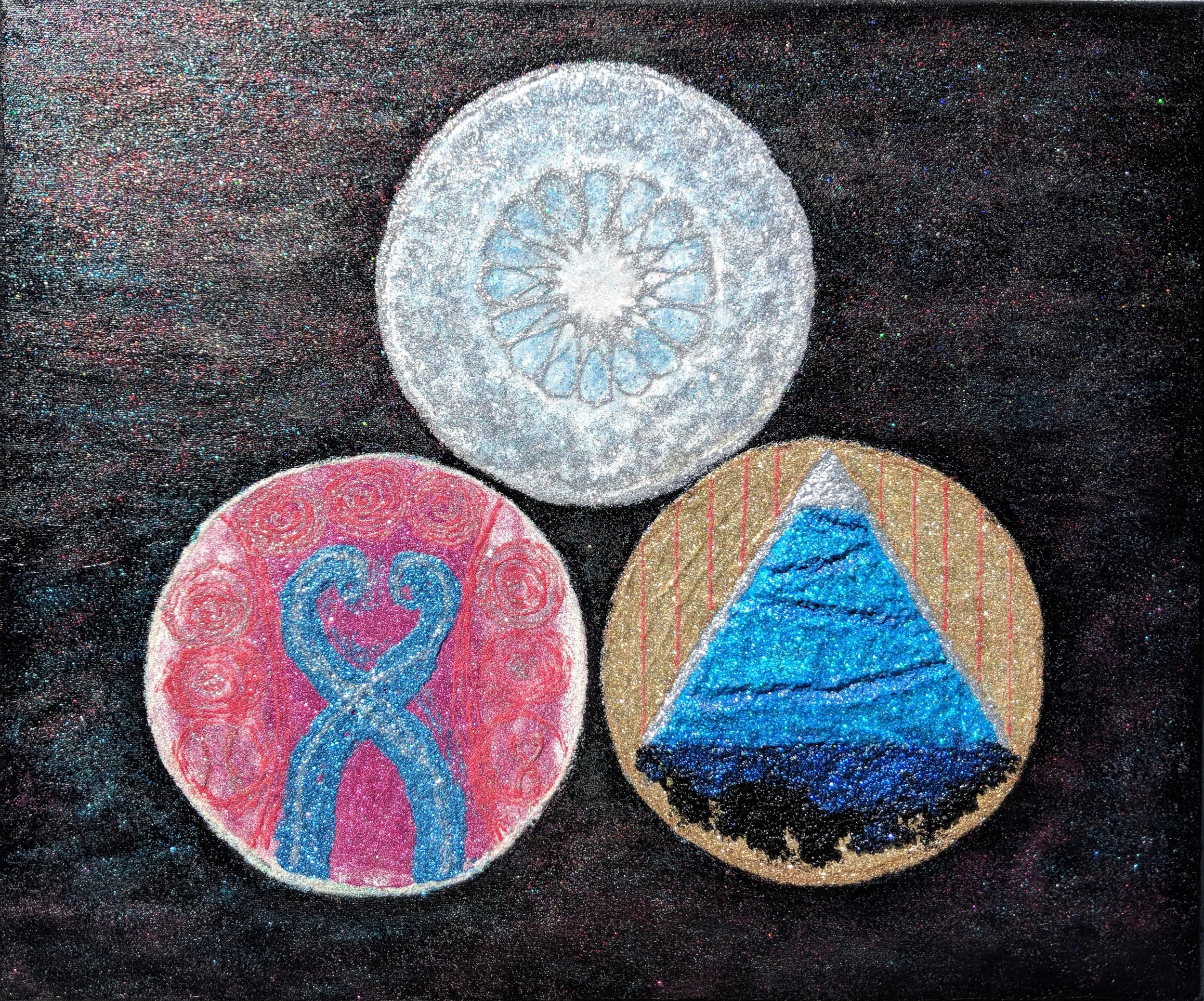 Three Medallions

20 x 16 inches
