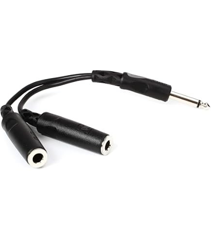 Will-Call Call Light Splitter Cable 1/4-Inch TS to Dual 1/4-Inch TSF (Optional Add-On)