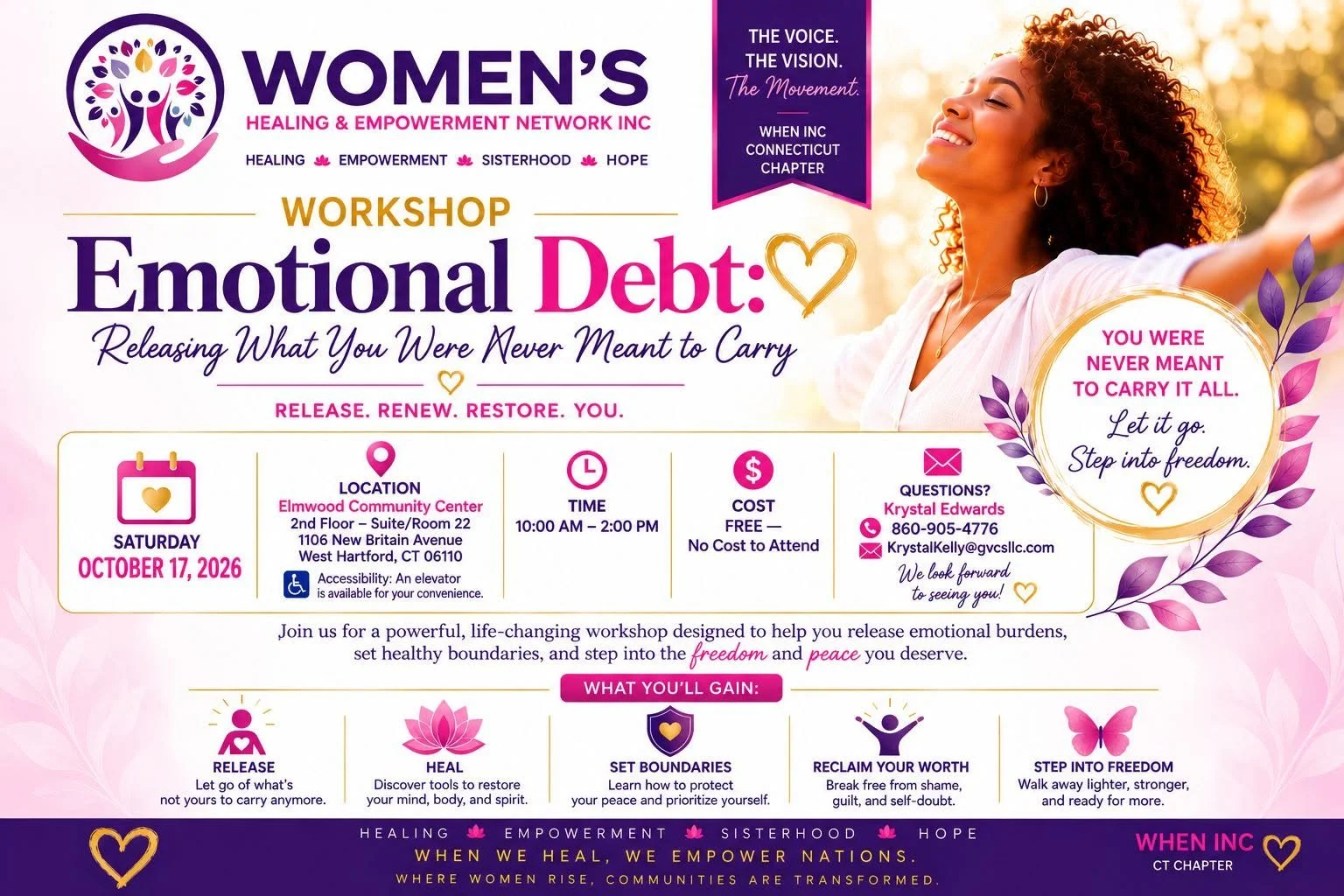 EMOTIONAL DEBT Releasing What You Were Never Meant to Carry