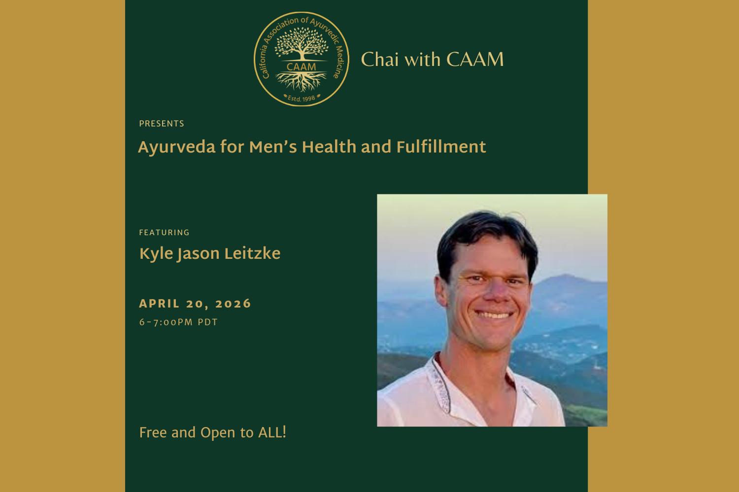 Chai with CAAM with Kyle Jason Leitzke