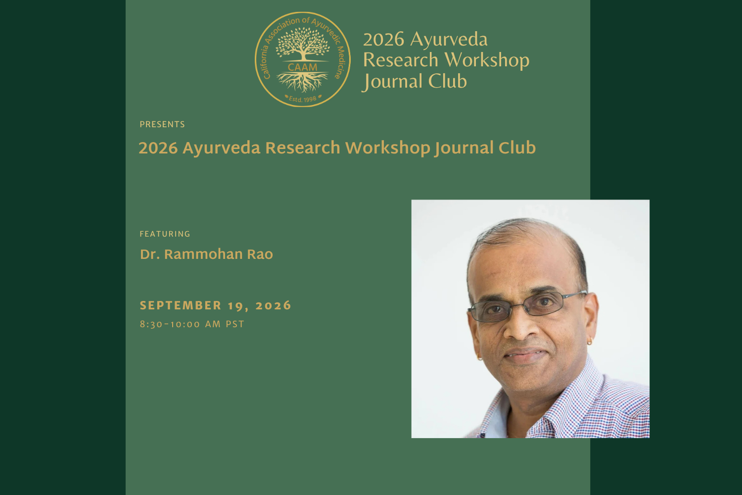 2026 Ayurveda Research Workshop