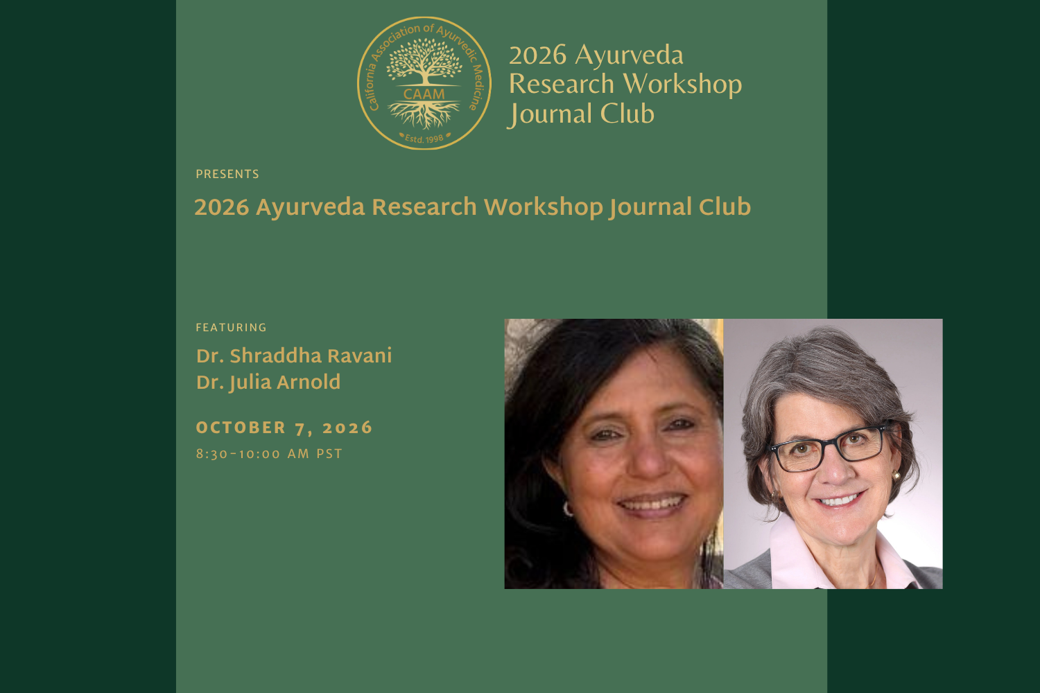 2026 Ayurveda Research Workshop Journal Club 