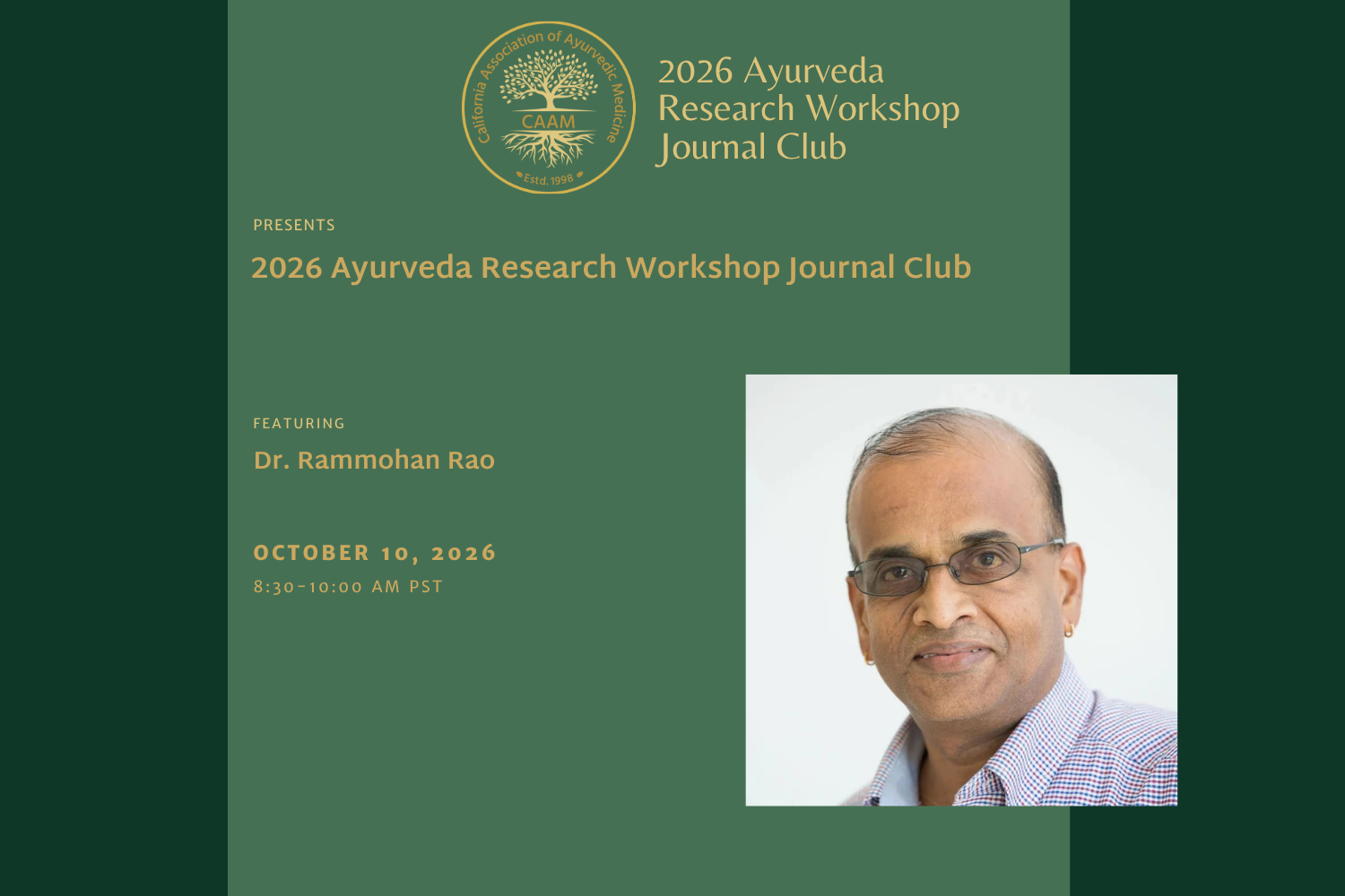 2026 Ayurveda Research Workshop