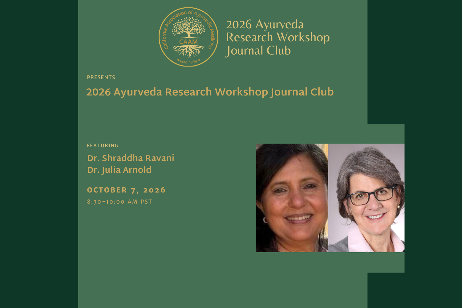 2026 Ayurveda Research Workshop Journal Club 