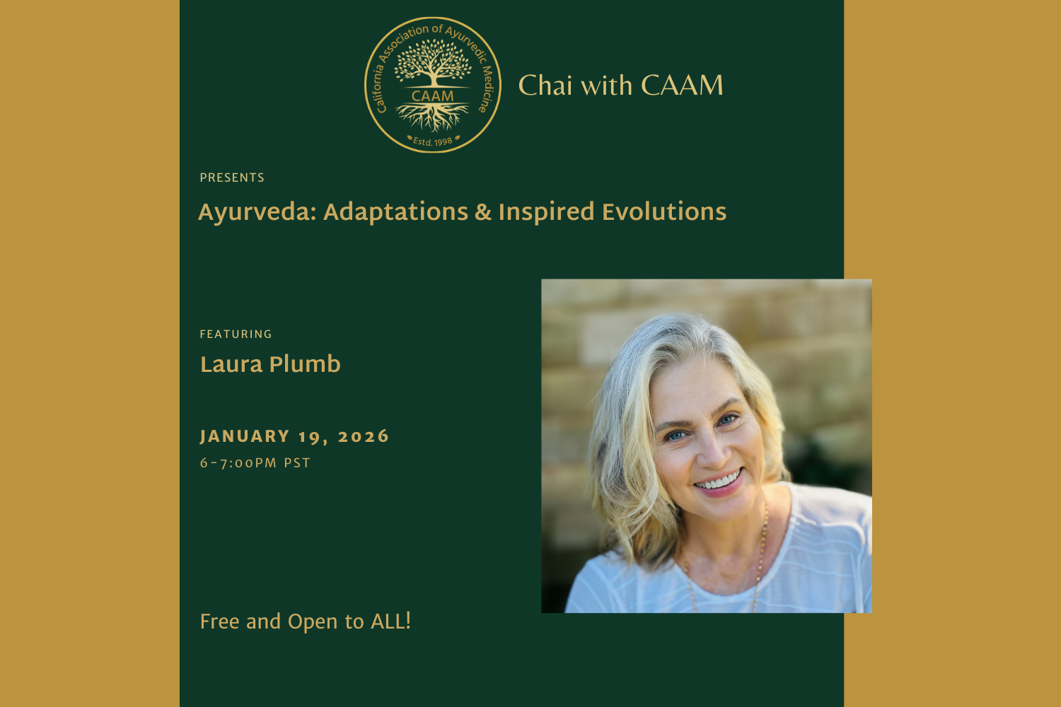 Chai with CAAM with Laura Plumb