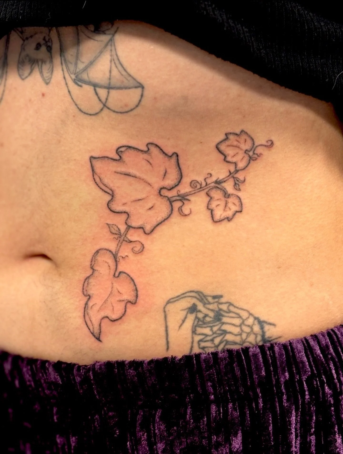 A little pumpkin vine designed and tattooed by Caleigh for Sarah.

If you&rsquo;re not following our lovely apprentice yet, you should be! Check out her work at @_.ratatattoos._ , and  shoot us a message if you&rsquo;d like to book your next tattoo w