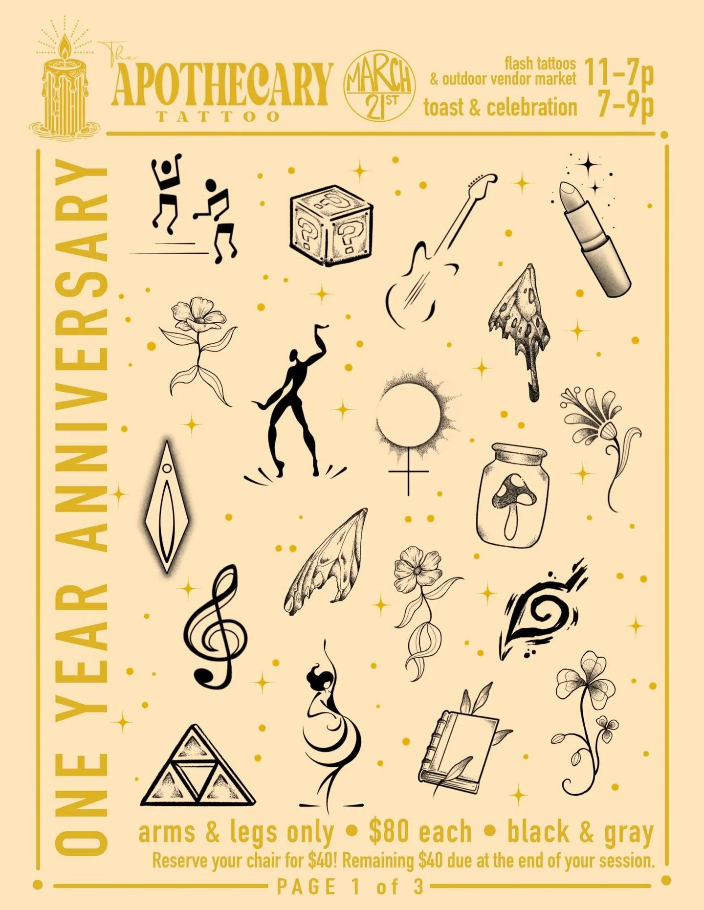 We know you&rsquo;re ready for em!

This set of designs for our anniversary event showcases the variety of artistic styles within our team AND we have the loveliest group of vendors joining us to celebrate our first full year of operation along with 
