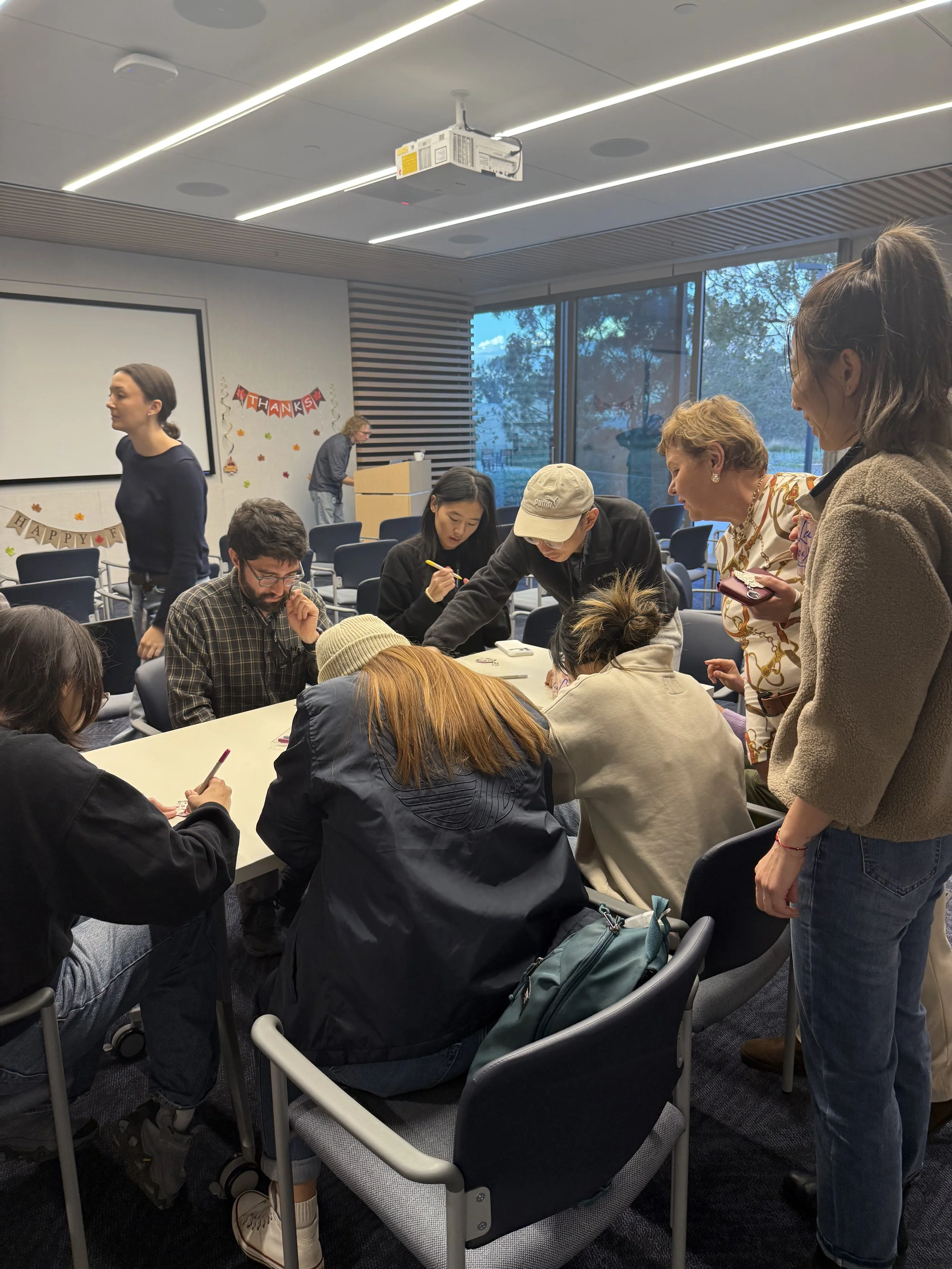 Happy Thanksgiving! The Zhang Lab hosts the CHWL Happy Hour!