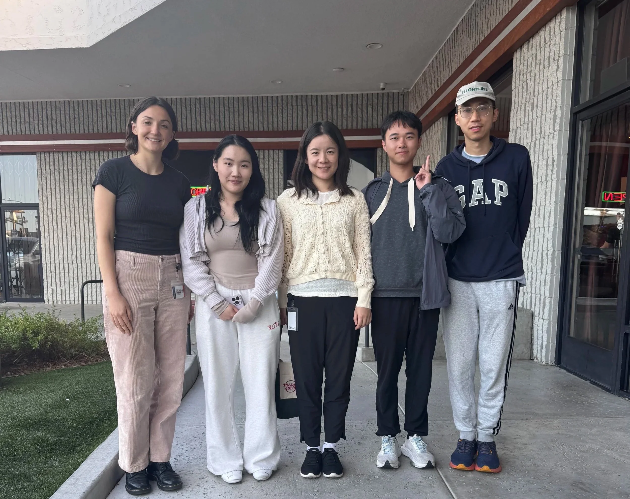 Trying Chinese food in town