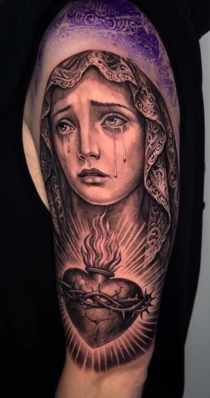Realism tattoo by Ajay at Salvation Tattoo Lounge