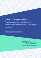 Recommendations for Strengthening Vancouver's&nbsp;Clean Transportation Sector&nbsp;