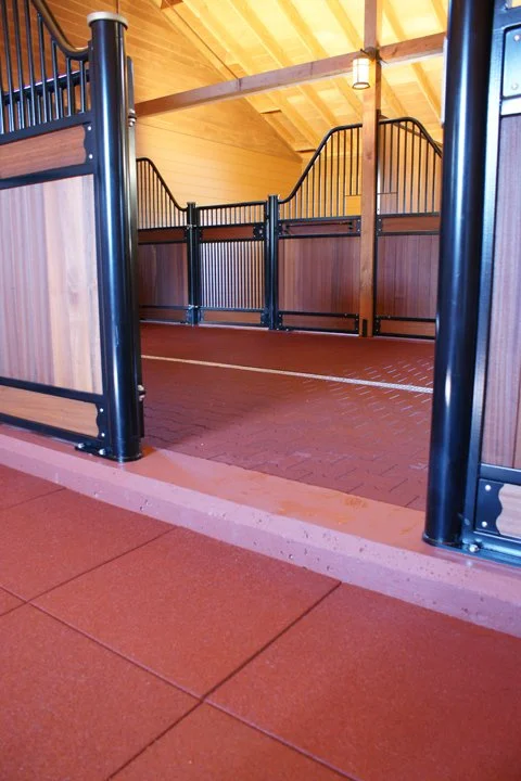 Rubber Pavers for Horse Stalls
