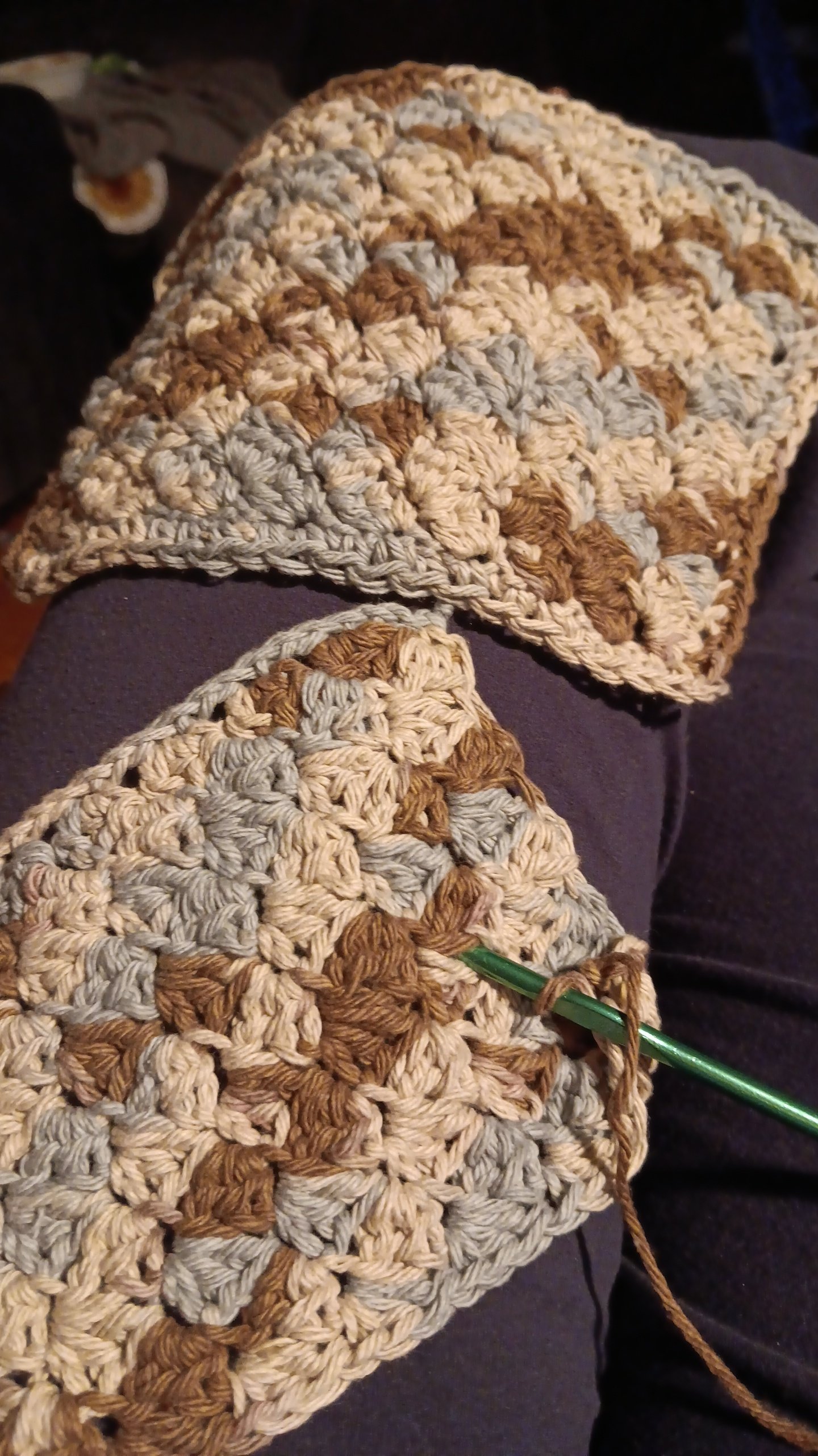 Sedge stitch Dishcloth