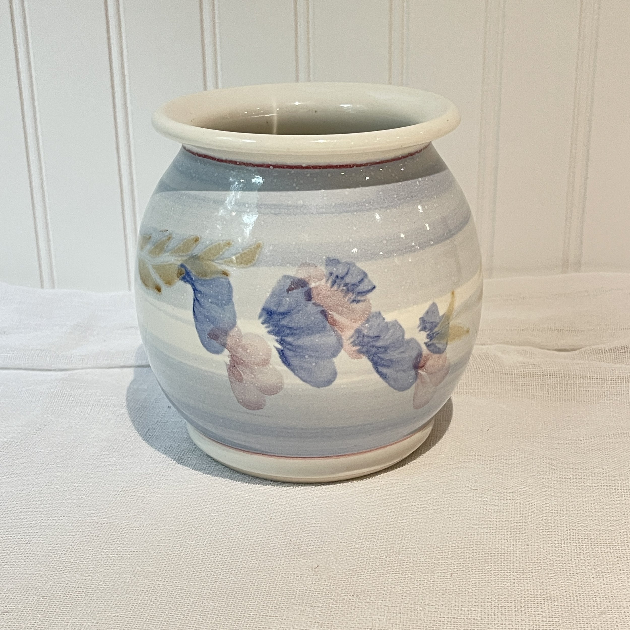 Ken Foster Vintage Studio Pottery Floral Vase