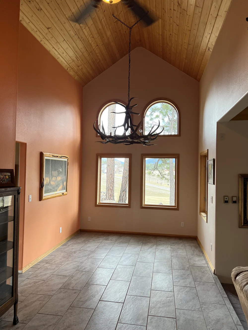 Interior painting project in the Flathead Valley