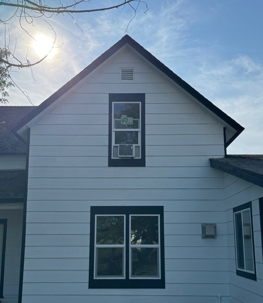 Exterior painting project in the Flathead Valley