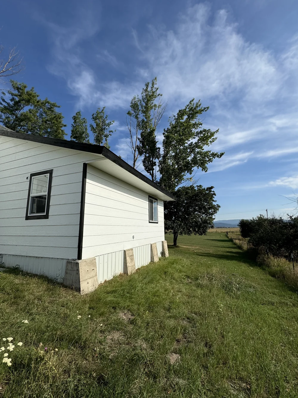 Exterior painting project in the Flathead Valley