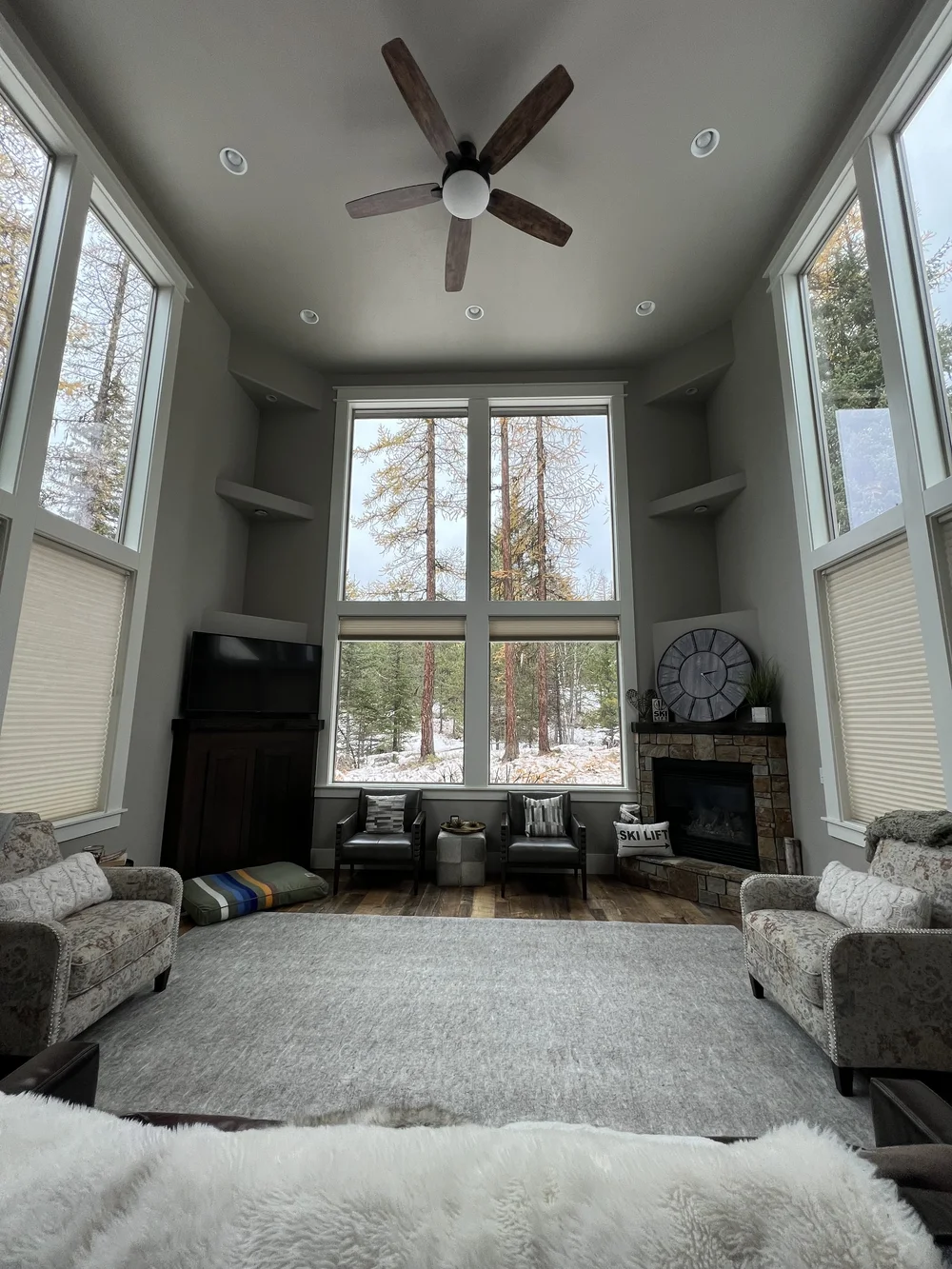 Interior painting project in the Flathead Valley