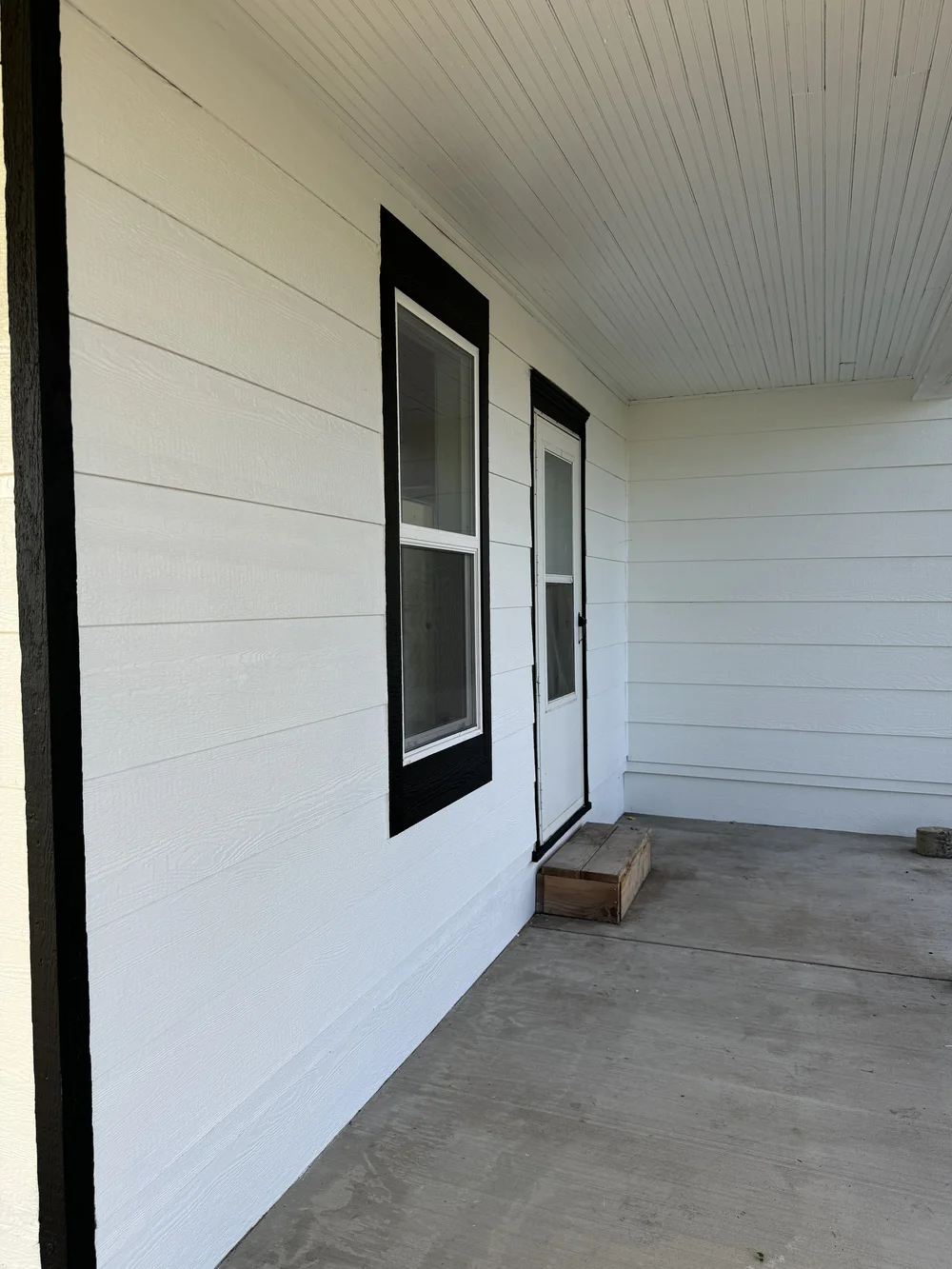 Exterior painting project in the Flathead Valley