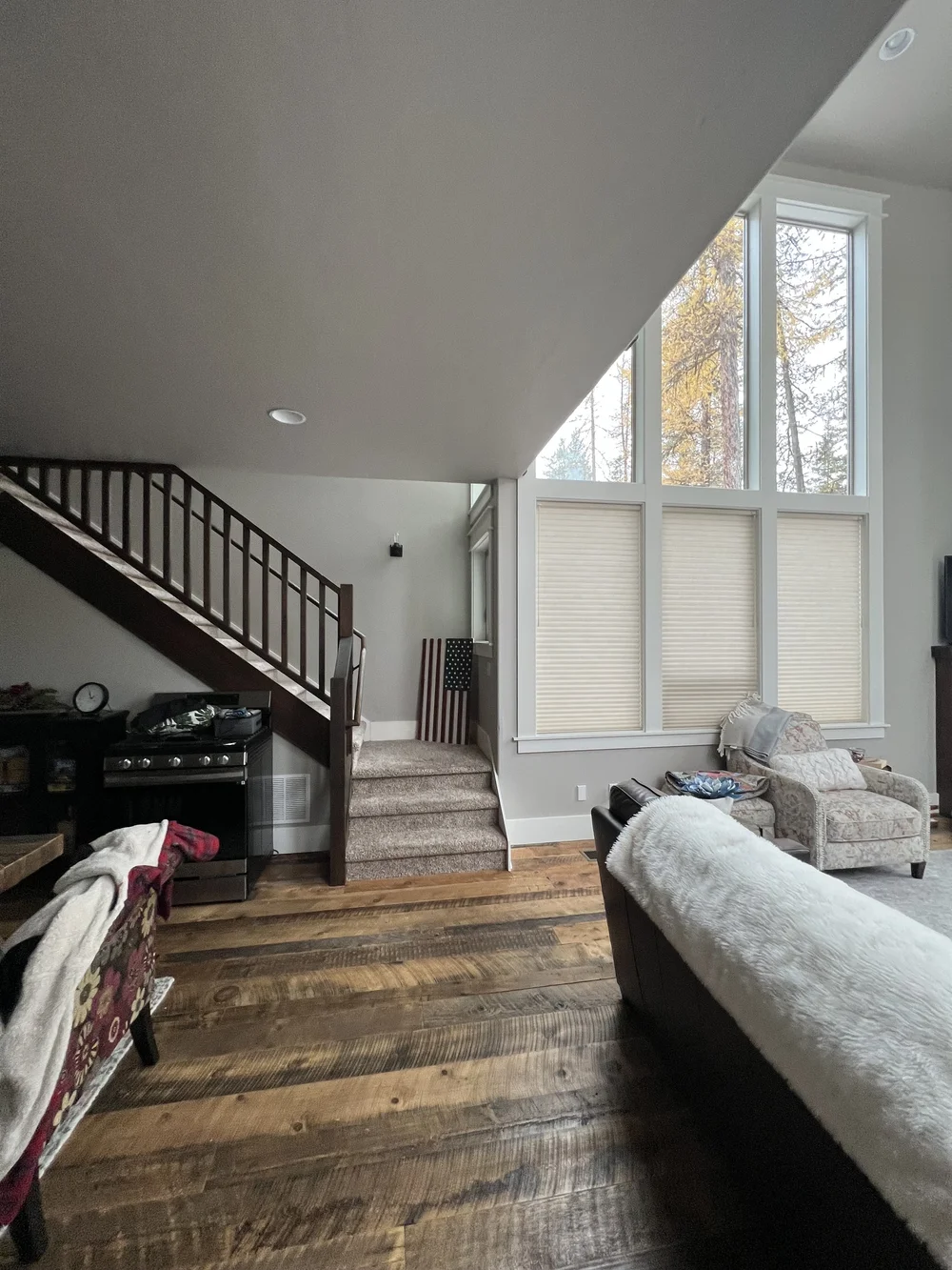 Interior painting project in the Flathead Valley