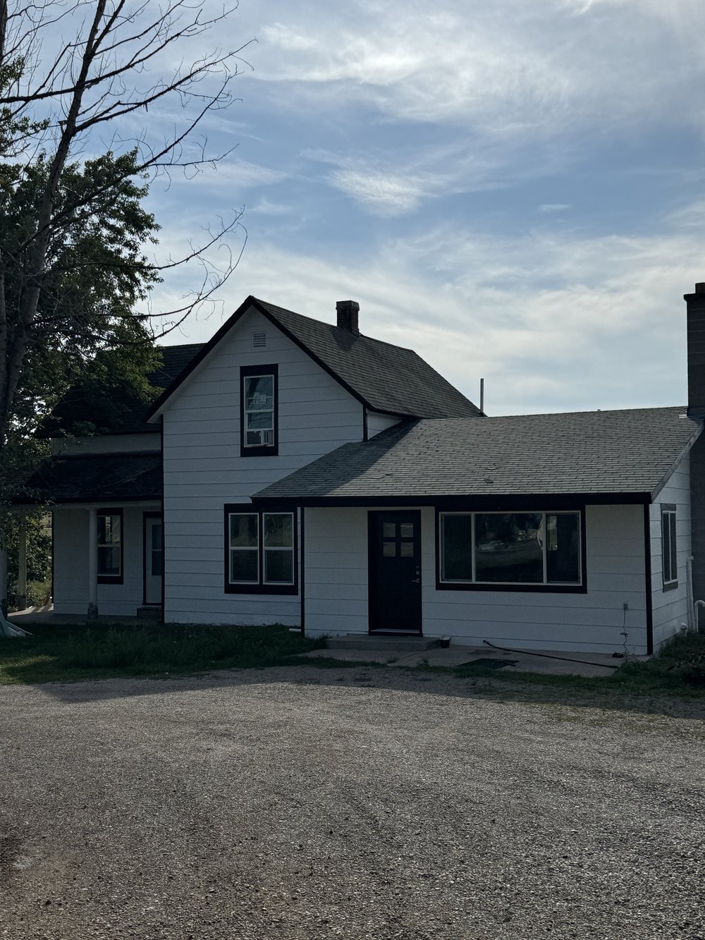 Exterior painting project in the Flathead Valley