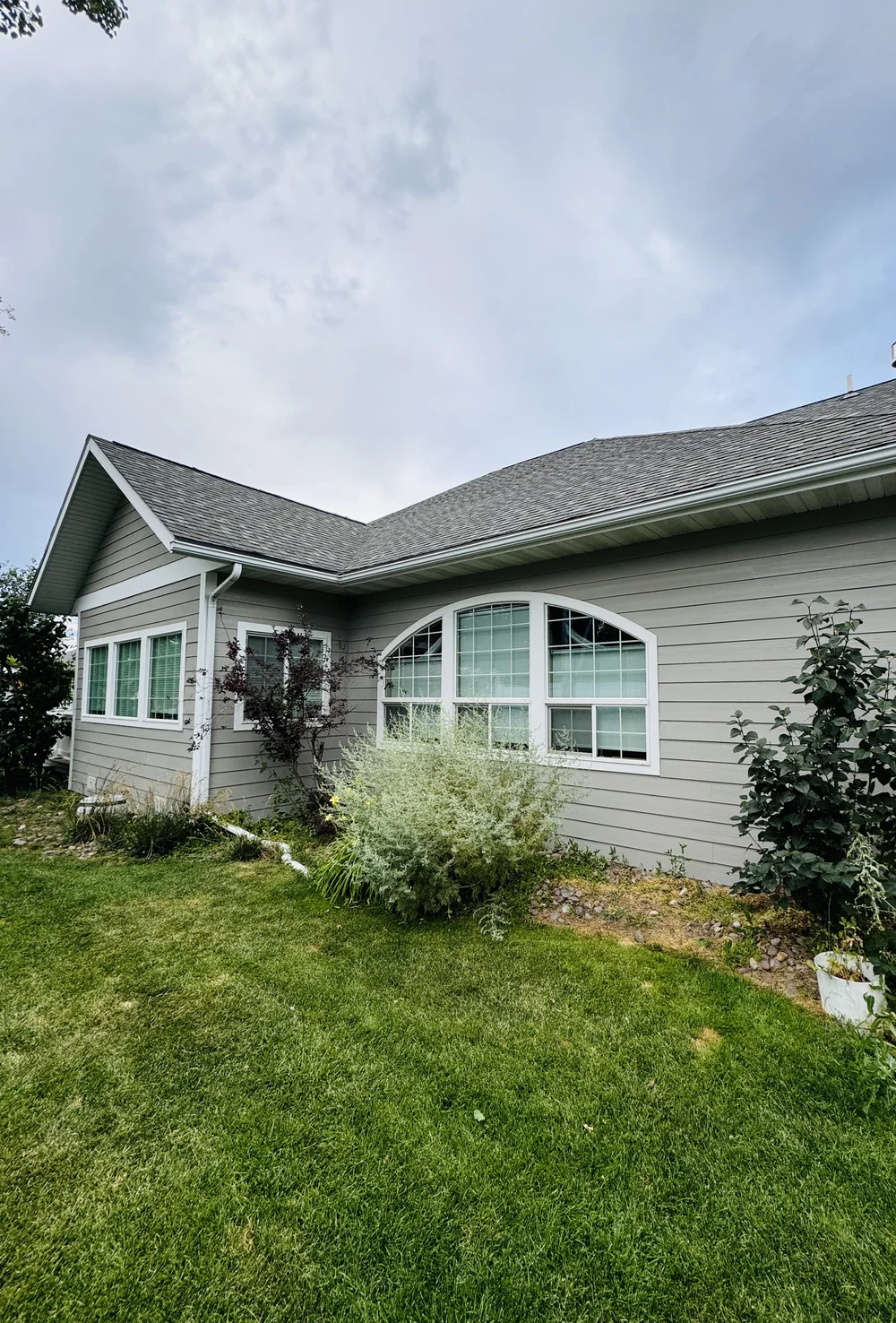 Exterior painting project in the Flathead Valley