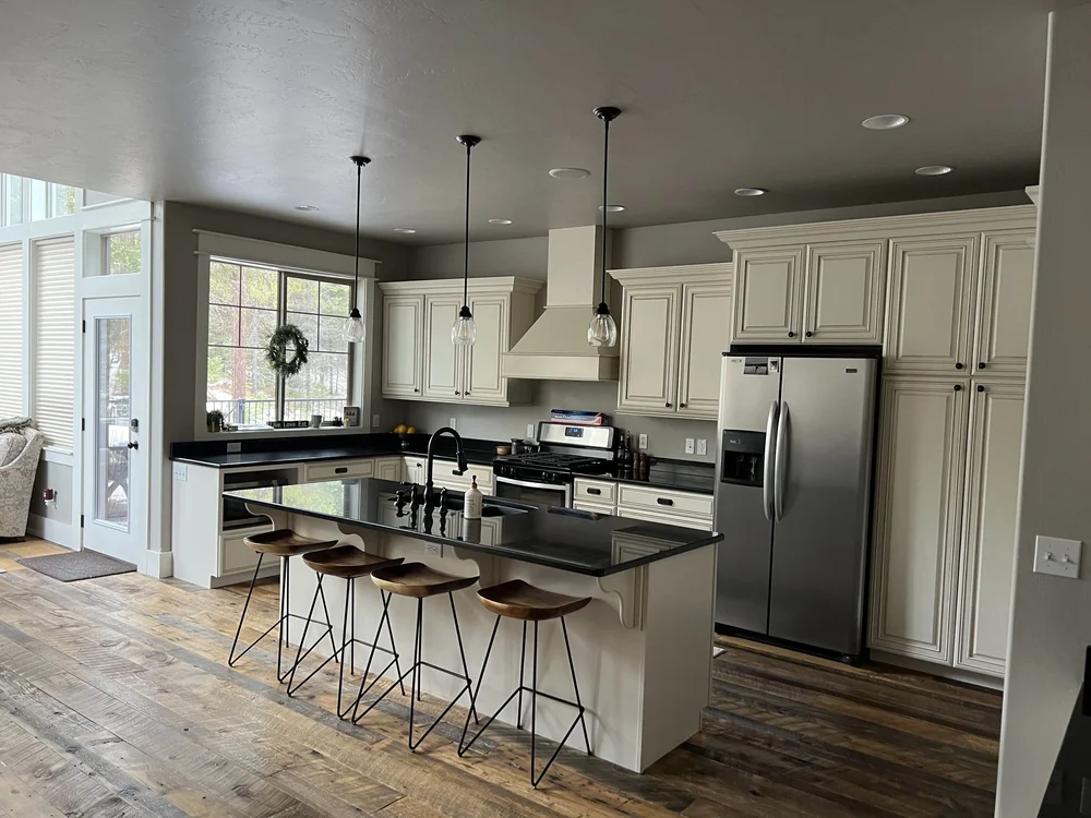 Interior painting project in the Flathead Valley
