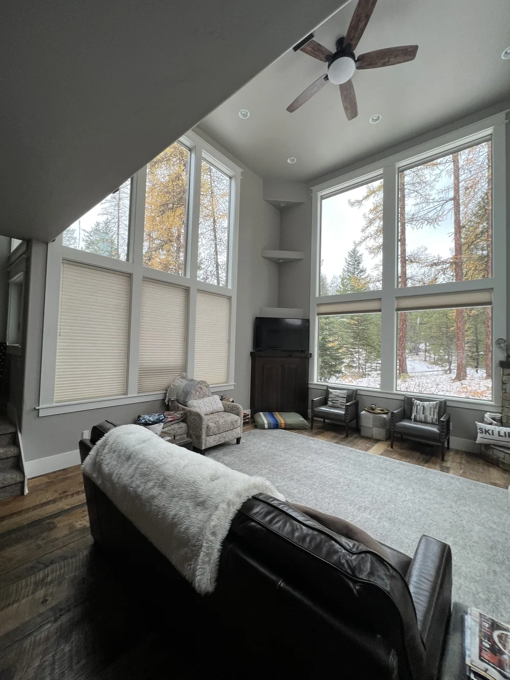 Interior painting project in the Flathead Valley