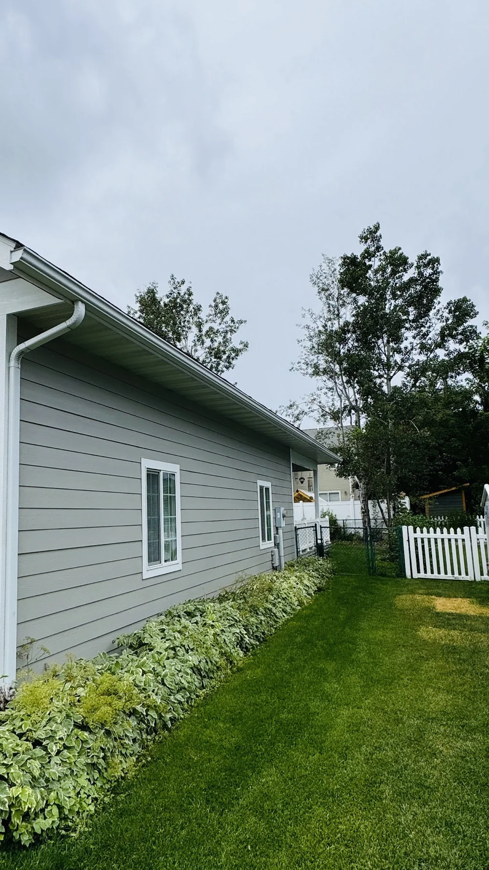 Exterior painting project in the Flathead Valley