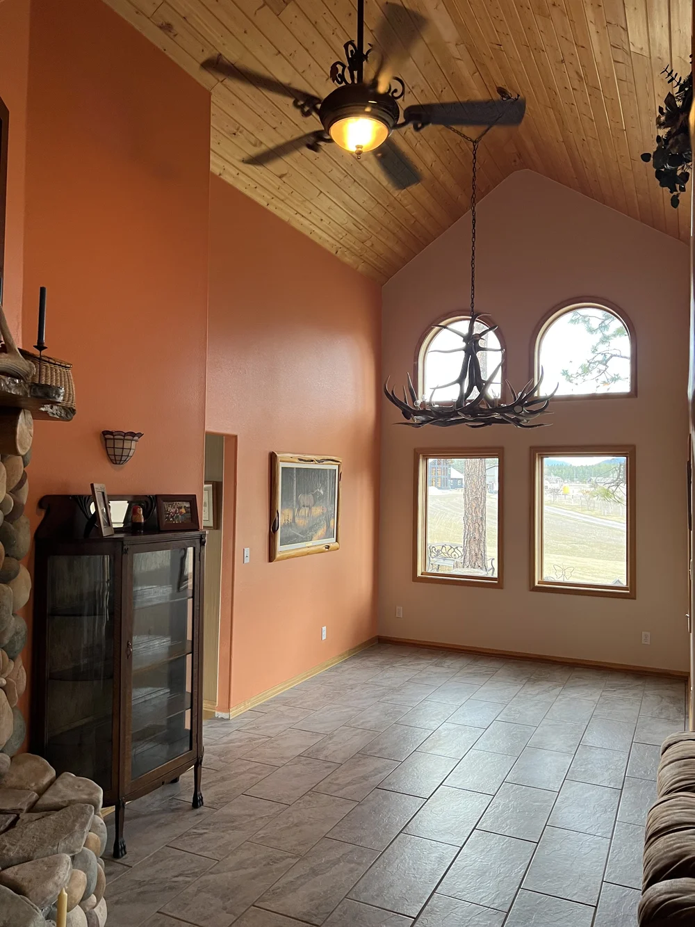 Interior painting project in the Flathead Valley