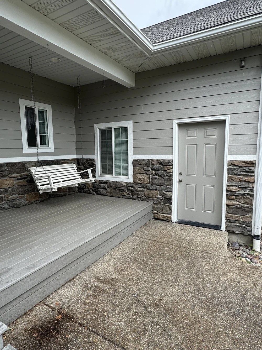 Exterior painting project in the Flathead Valley