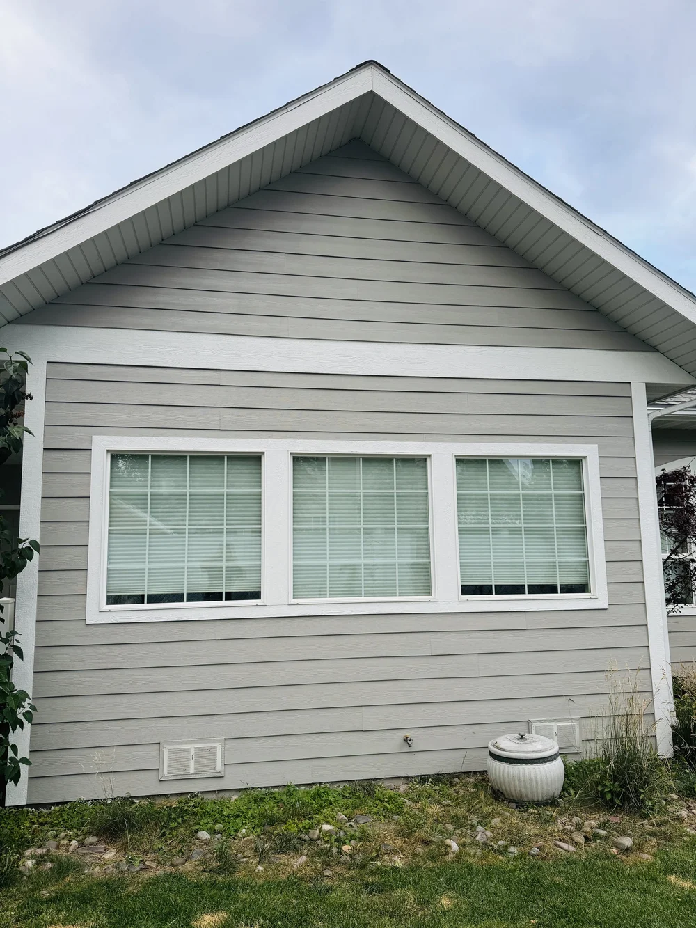 Exterior painting project in the Flathead Valley