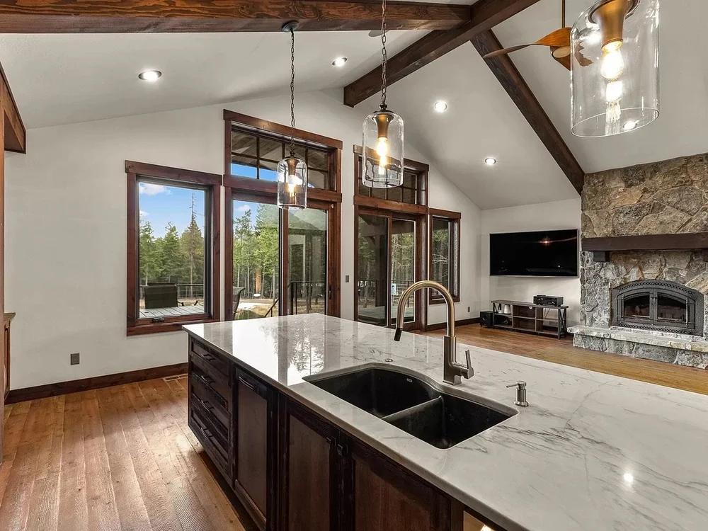 Interior painting project in the Flathead Valley
