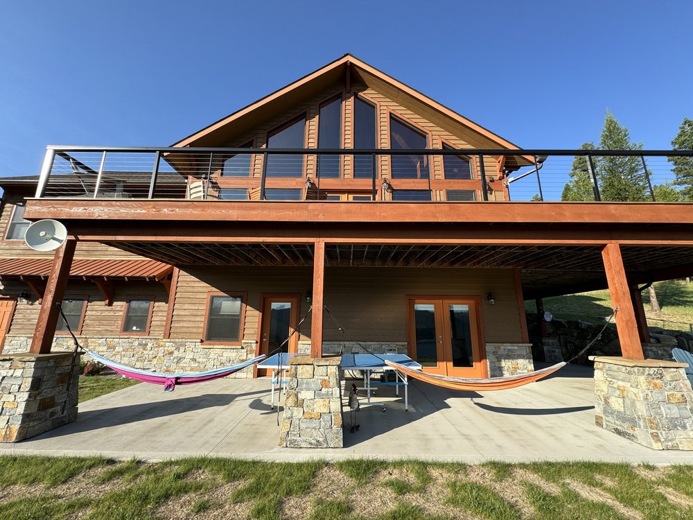 Staining project in the Flathead Valley