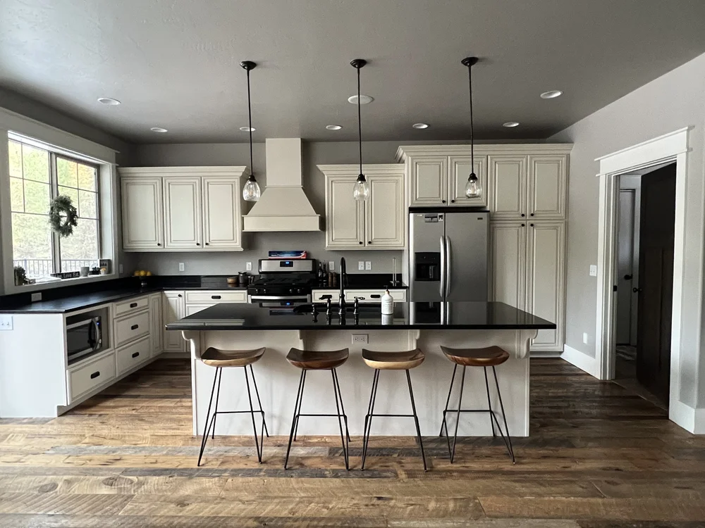 Interior painting project in the Flathead Valley